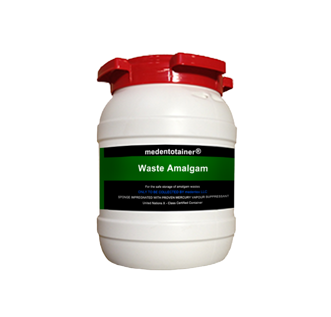 Medentotainer Waste Amalgam S- 1.5 gal - Click Image to Close